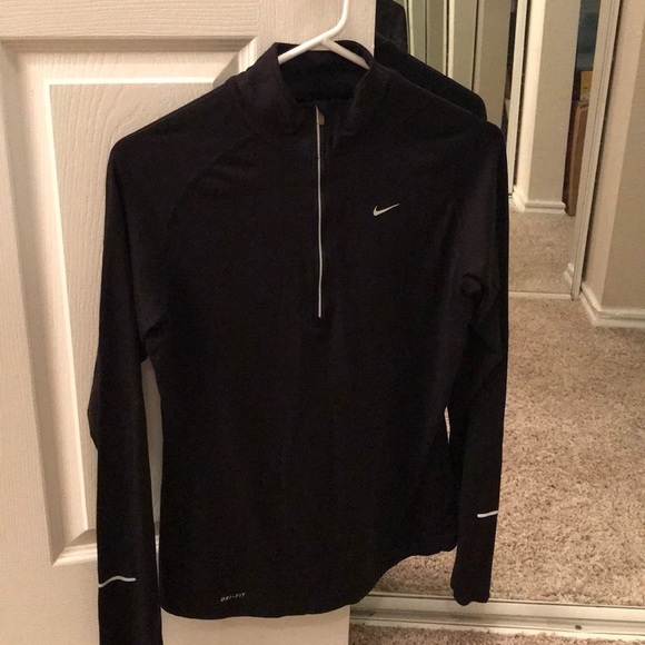 Nike Other - Nike Black Dri-fit 3/4 zip pull over